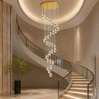 Luxury ceiling chandelier for upscale American home interiors