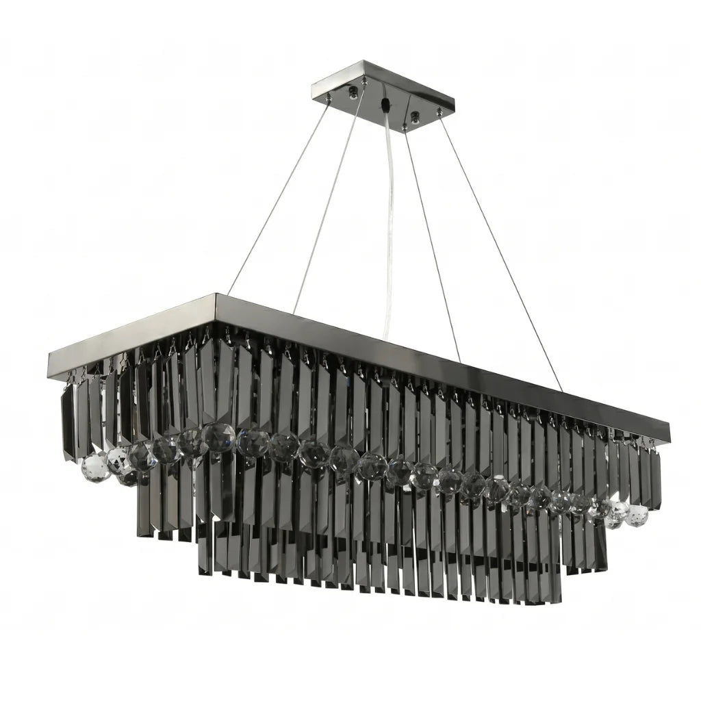 Modern brass pendant light for upscale American home interiors