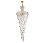 YOOGEE statement chandelier for dining room and foyer lighting