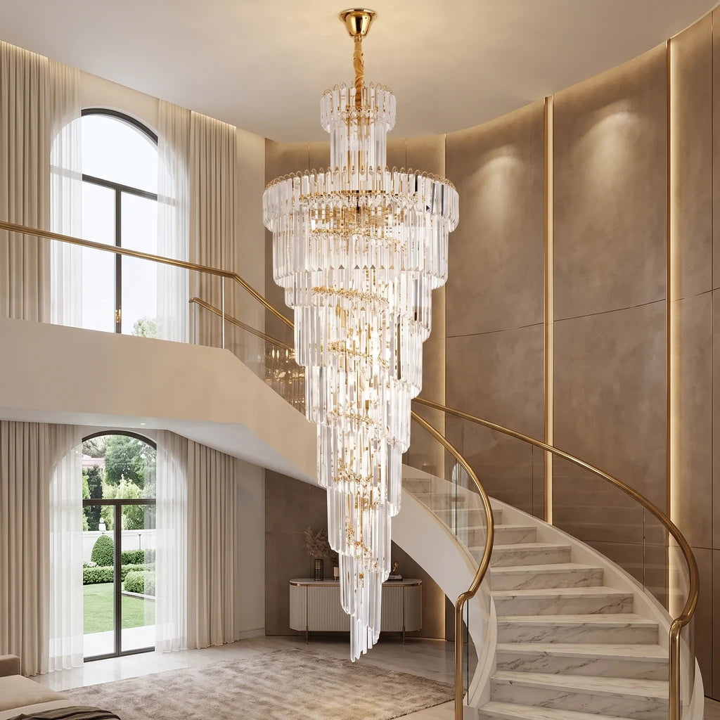 YOOGEE statement chandelier for dining room and foyer lighting