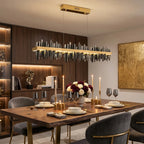YOOGEE statement chandelier for dining room and foyer lighting