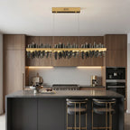 YOOGEE luxury crystal chandelier for modern dining room lighting