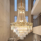 Modern chandelier light fixture for elegant living room decor