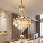 Modern chandelier light fixture for elegant living room decor