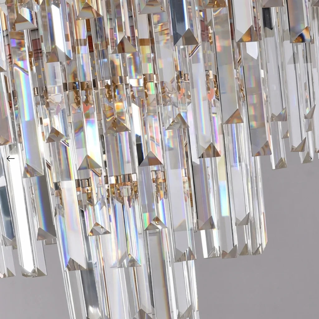 Luxury ceiling chandelier for upscale American home interiors