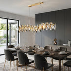 Luxury pendant lighting fixture for dining room and kitchen island