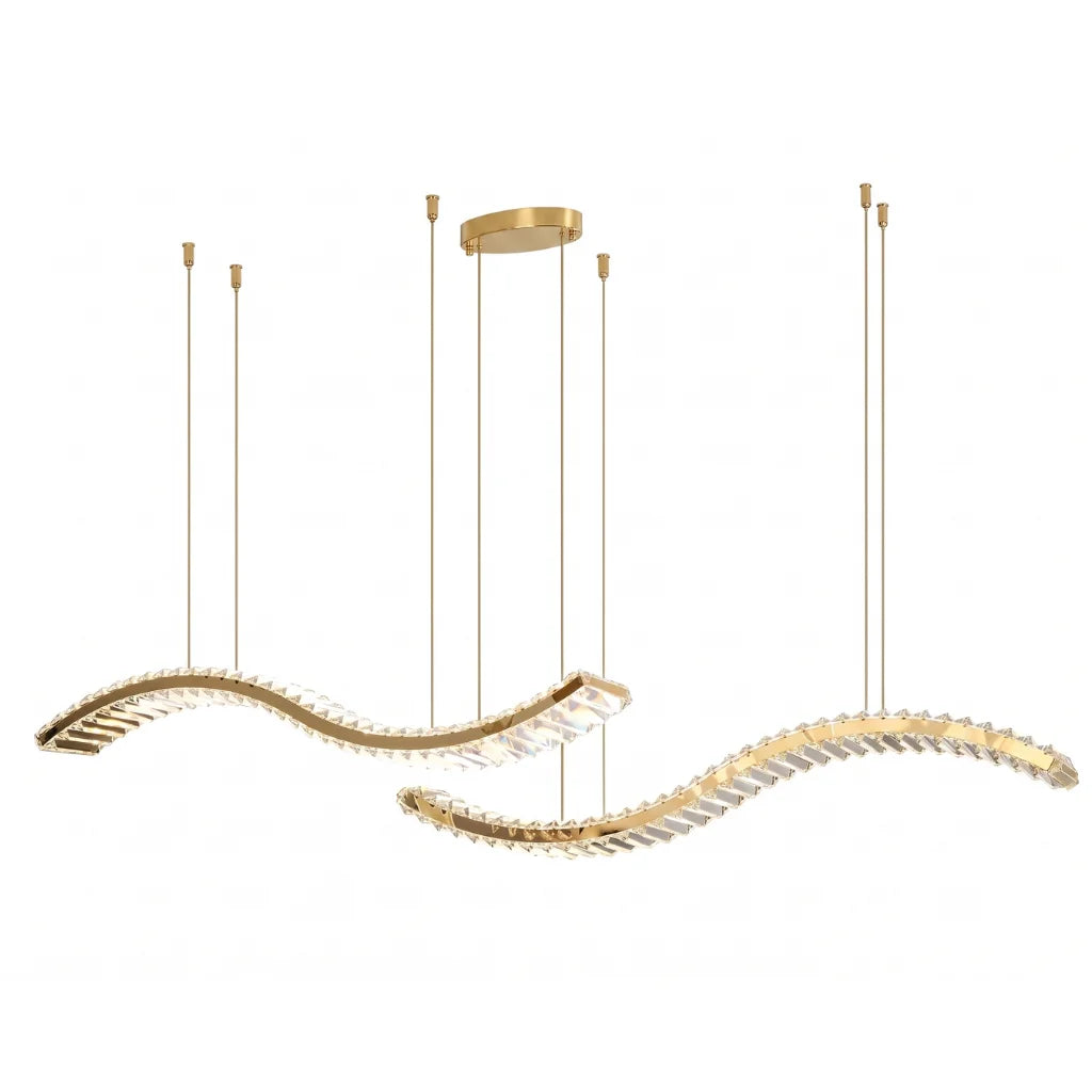 Contemporary chandelier lighting fixture for luxury home decor