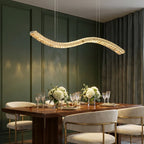 Luxury ceiling chandelier for upscale American home interiors