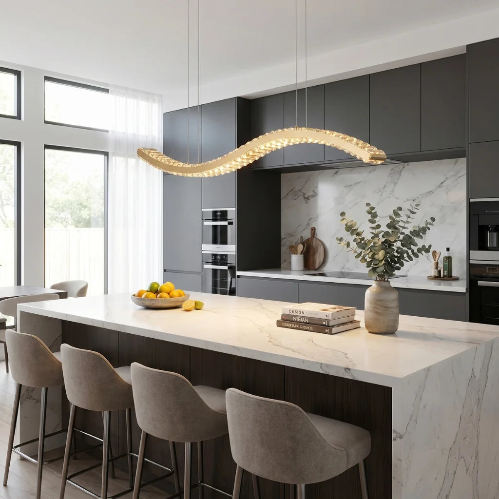 Contemporary chandelier lighting fixture for luxury home decor