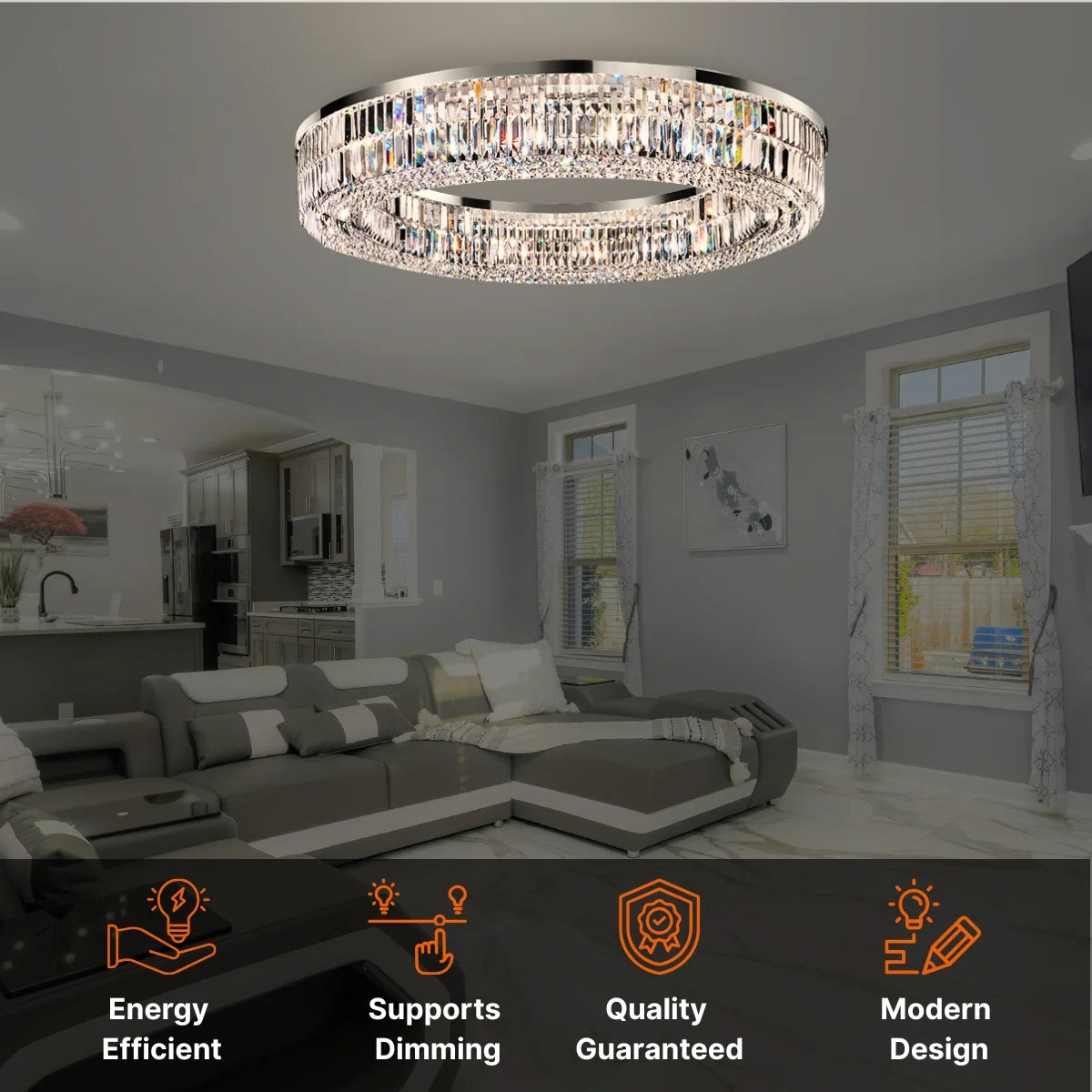 Mirror Ceiling Lamp
