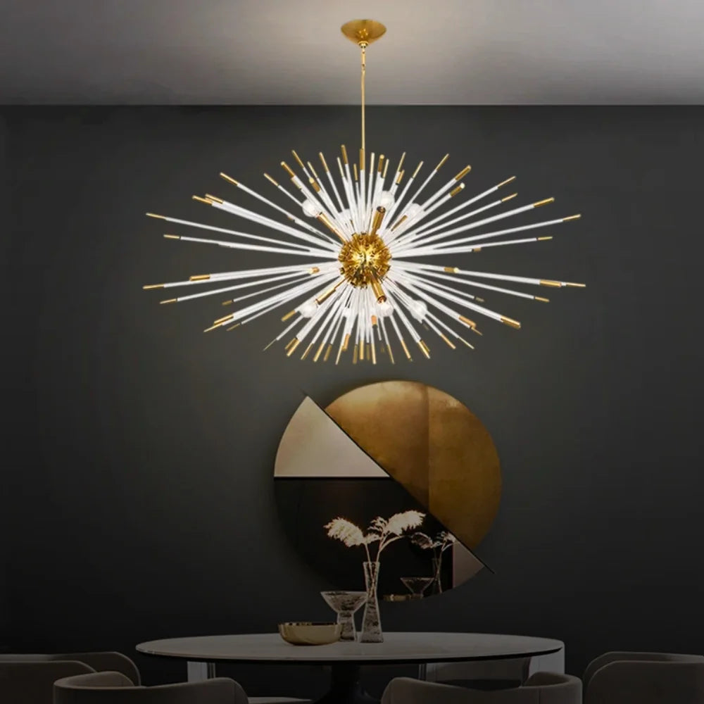 luxury gold chandelier