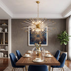 YOOGEE statement chandelier for dining room and foyer lighting