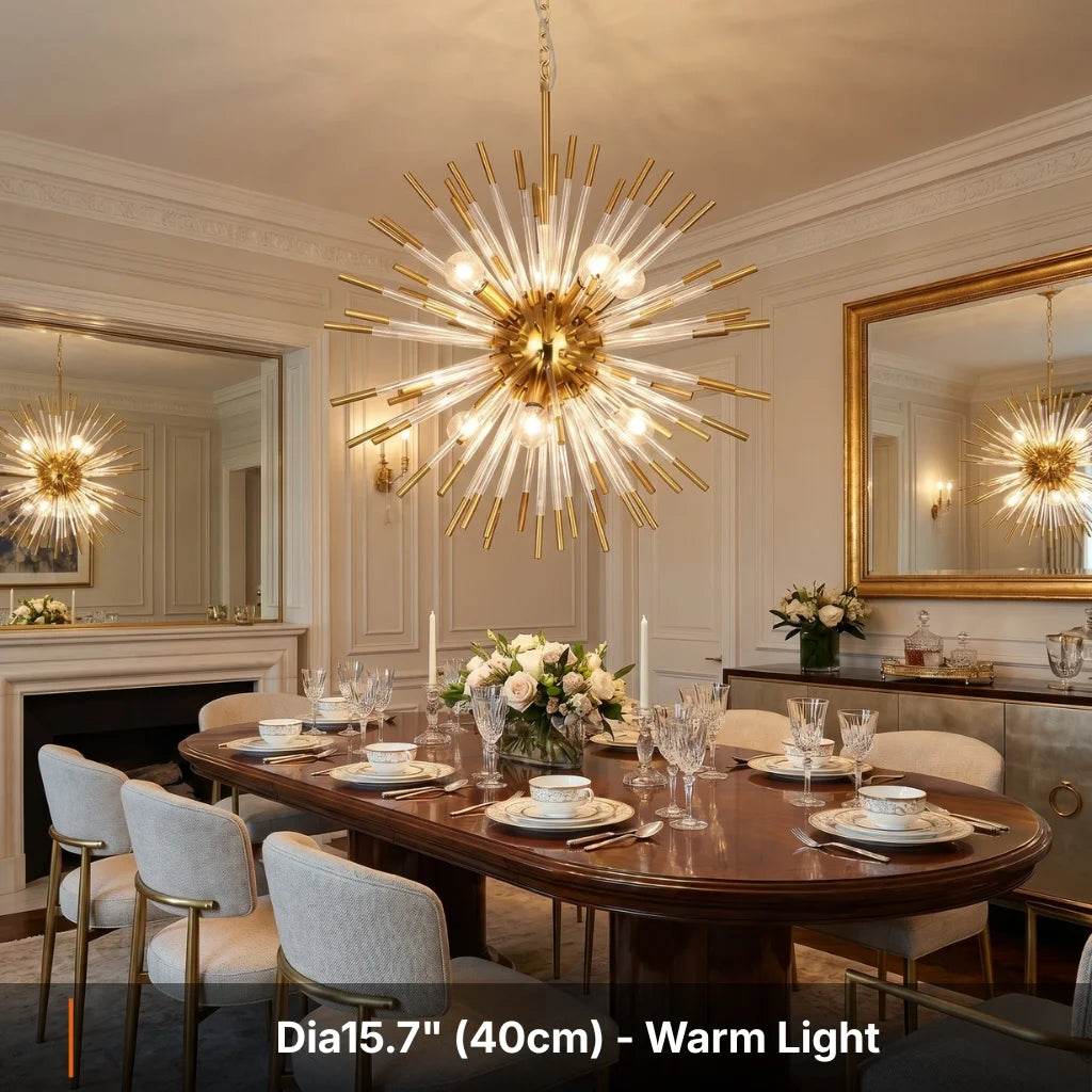 Contemporary chandelier lighting fixture for luxury home decor