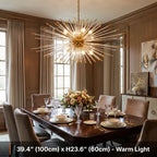 Luxury ceiling chandelier for upscale American home interiors