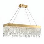 YOOGEE statement chandelier for dining room and foyer lighting