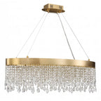 Modern chandelier light fixture for elegant living room decor