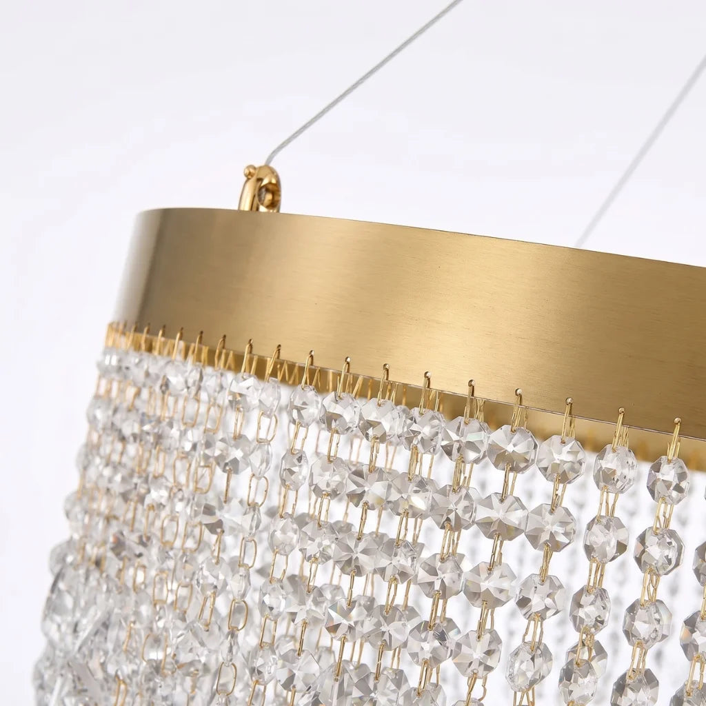 YOOGEE statement chandelier for dining room and foyer lighting