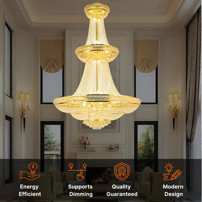 Tower Large Gold Chandelier
