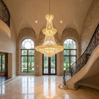 YOOGEE statement chandelier for dining room and foyer lighting