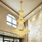 YOOGEE luxury crystal chandelier for modern dining room lighting