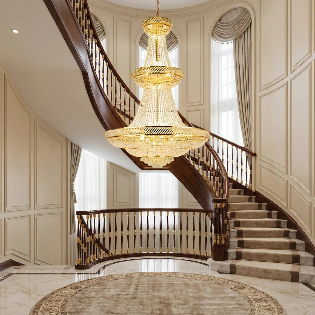 Modern chandelier light fixture for elegant living room decor