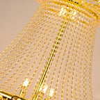 YOOGEE statement chandelier for dining room and foyer lighting