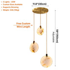 Marble Staircase Chandelier for Tall Foyers & Stairwells