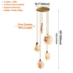 Marble Staircase Chandelier for Tall Foyers & Stairwells