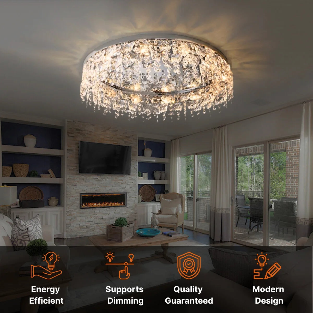 Rain Ceiling Lamp