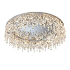 Rain Modern Crystal Ceiling Lamp for Living Room & Dining Room