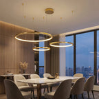 YOOGEE luxury crystal chandelier for modern dining room lighting