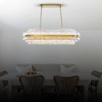Vera Luxury Gold Crystal Pendant Light for Dining Room & Kitchen
