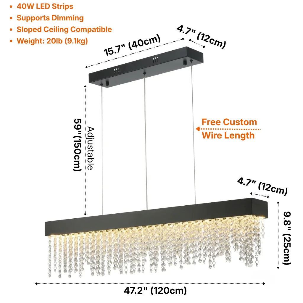YOOGEE modern pendant light for kitchen island lighting