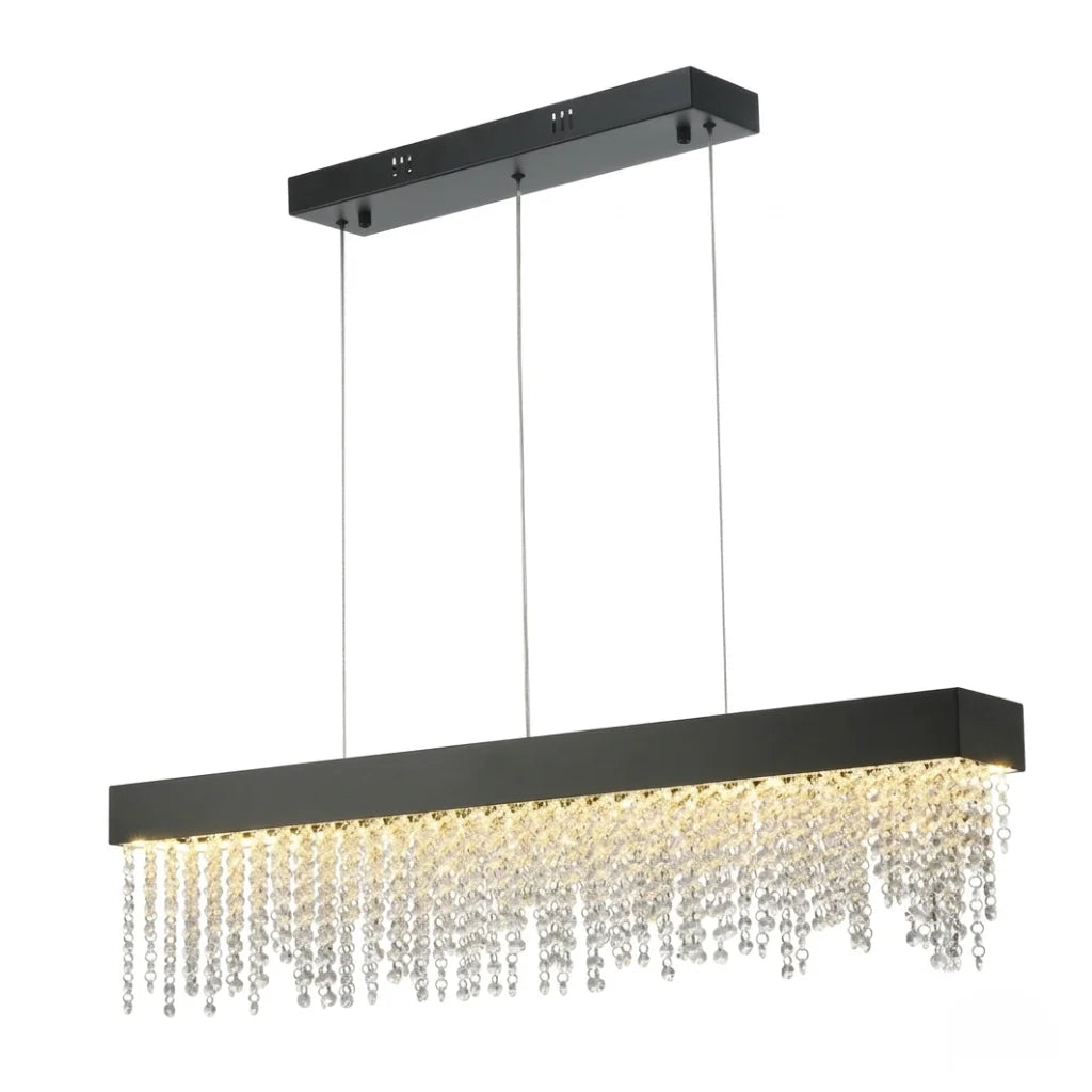 YOOGEE linear pendant light for kitchen and dining room lighting