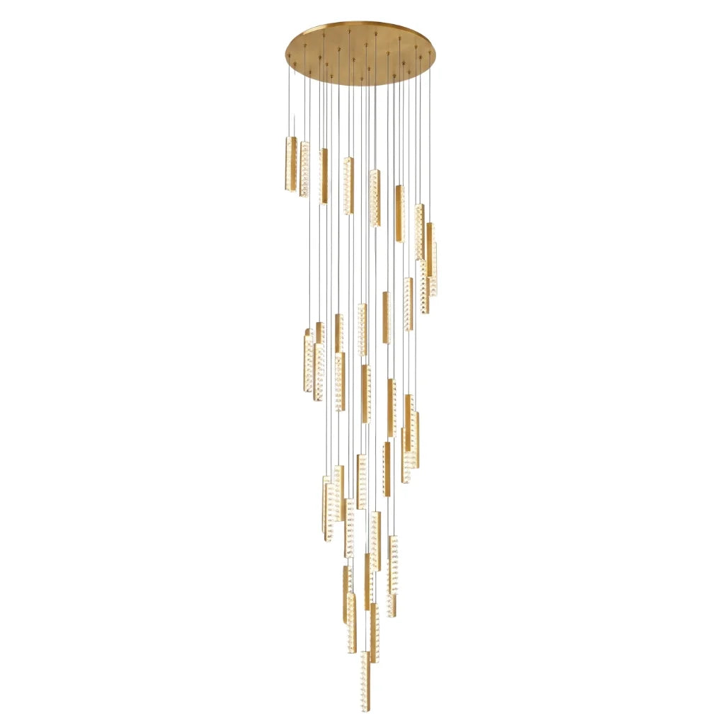 YOOGEE statement chandelier for dining room and foyer lighting