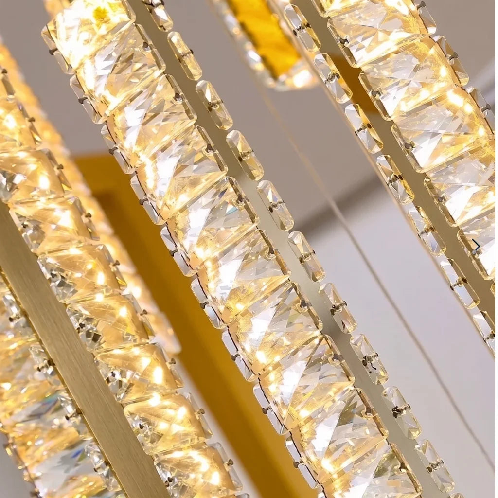Luxury ceiling chandelier for upscale American home interiors