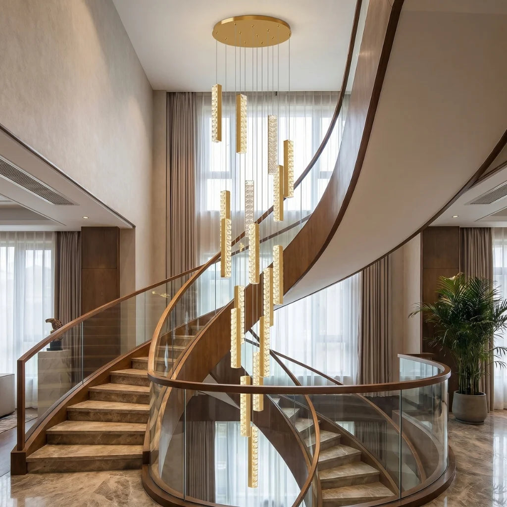 Contemporary chandelier lighting fixture for luxury home decor