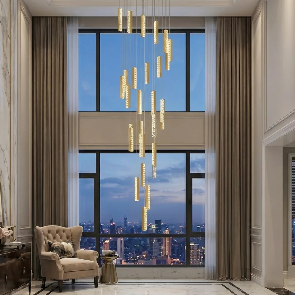 Contemporary chandelier lighting fixture for luxury home decor