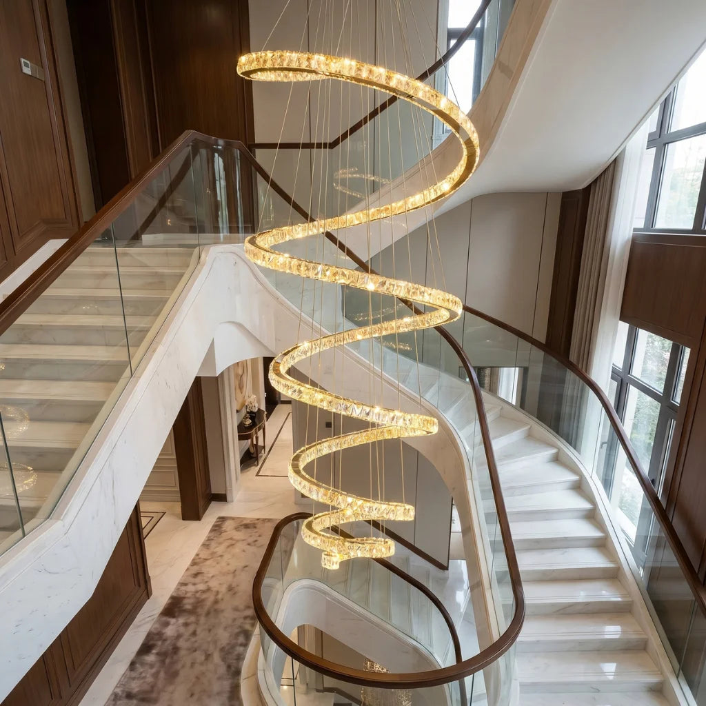 Modern chandelier light fixture for elegant living room decor