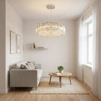 YOOGEE luxury crystal chandelier for modern dining room lighting