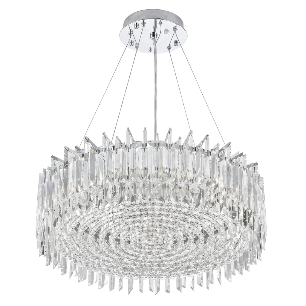 Modern chandelier light fixture for elegant living room decor