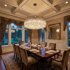 Contemporary chandelier lighting fixture for luxury home decor