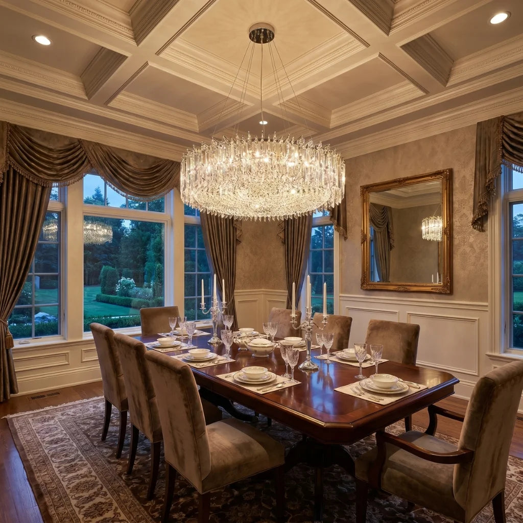 Contemporary chandelier lighting fixture for luxury home decor