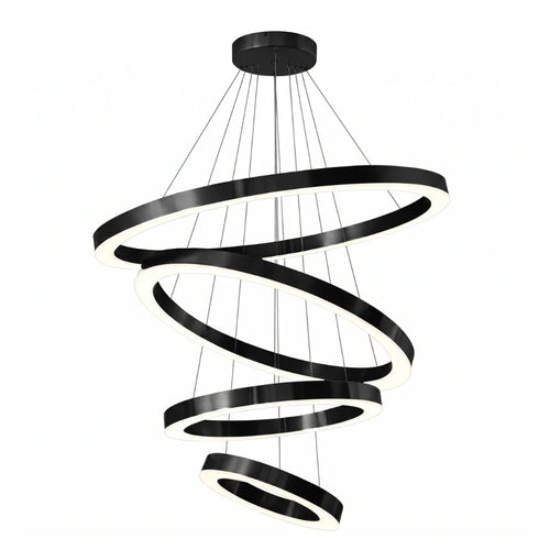 Modern chandelier light fixture for elegant living room decor