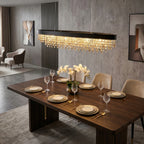 YOOGEE linear pendant light for kitchen and dining room lighting