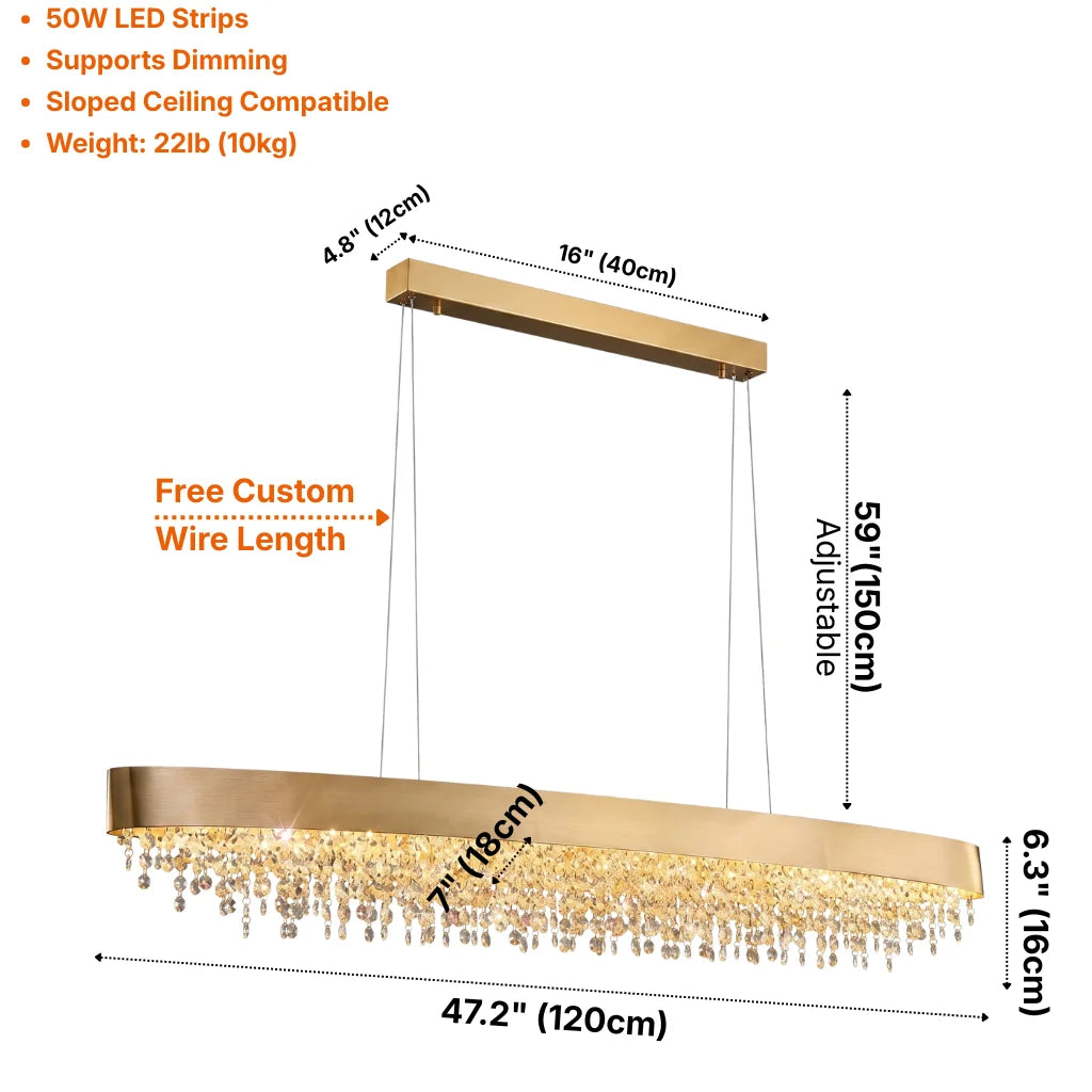 YOOGEE modern pendant light for kitchen island lighting