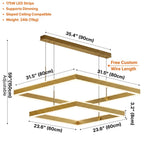 Luxury ceiling chandelier for upscale American home interiors