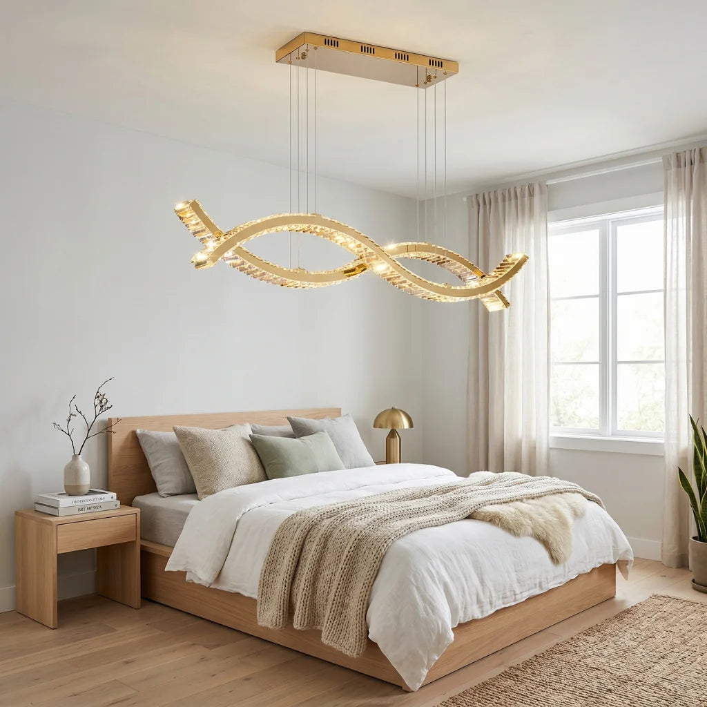 Contemporary chandelier lighting fixture for luxury home decor