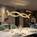 Modern chandelier light fixture for elegant living room decor