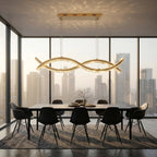 Contemporary chandelier lighting fixture for luxury home decor